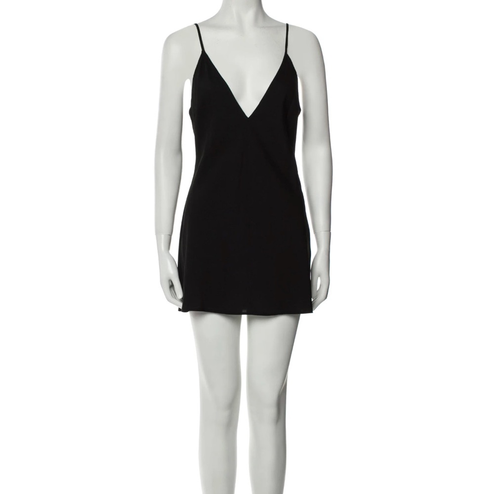 Alice McCall Black Slip V Neck Mini Dress size XS
